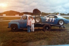 John and Betty Brevik with the #7-11 and Hauler